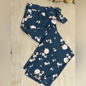 Torrid Palazzo Pant, Blue Floral, Size 3